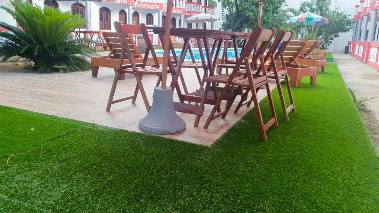 Hotel Mitologia Algodoal Bagian luar foto
