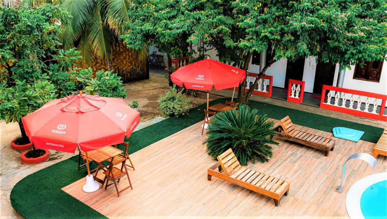 Hotel Mitologia Algodoal Bagian luar foto